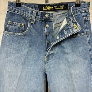 Rare Dr Martens Air Wair Button Fly Jeans Straight Medium Wash Jeans Vintage 90s